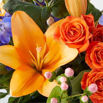 Radiant Citrus Bouquet –  Visalia Flower Shop, Visalia CA