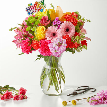 Cue the Confetti - A Florist Original –  Visalia Flower Shop, Visalia CA