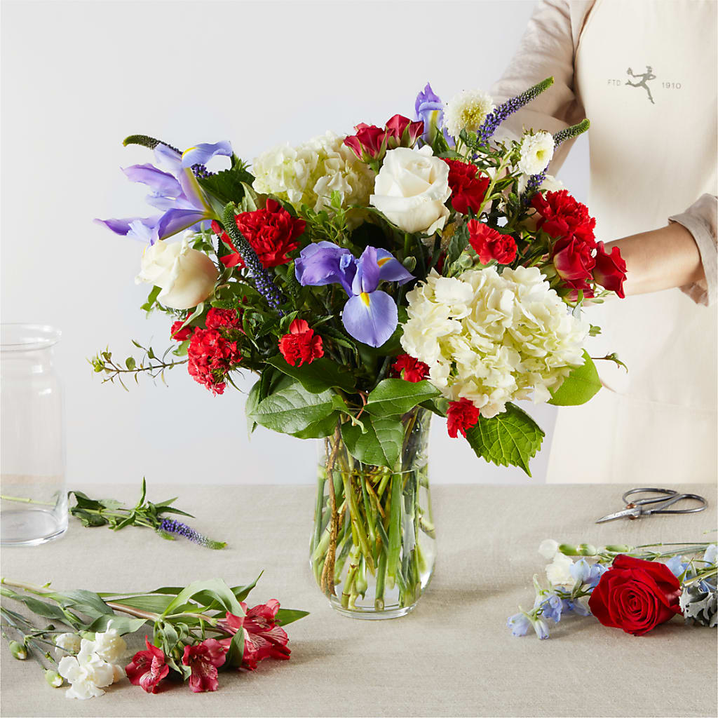 Star Spangled - A Florist Original –  Visalia Flower Shop, Visalia CA