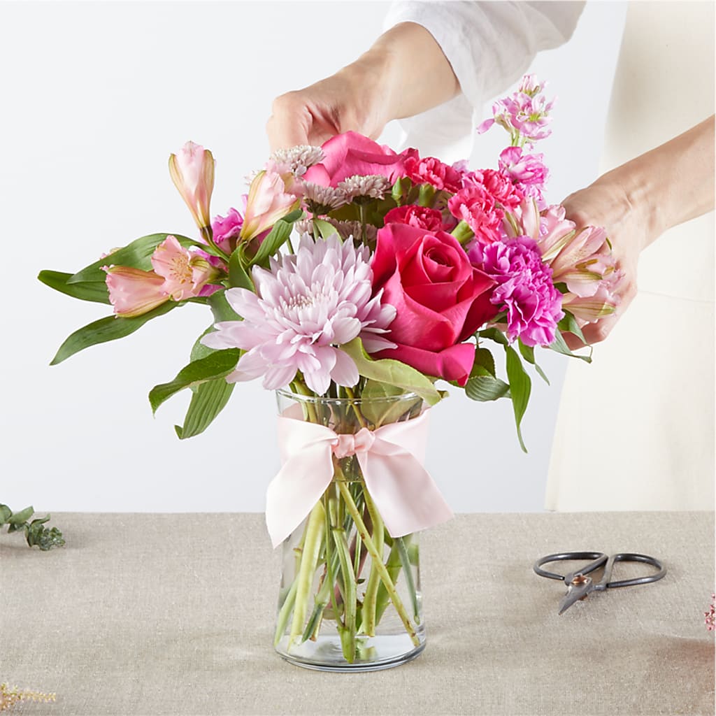 Pink Ribbon - A Florist Original –  Visalia Flower Shop, Visalia CA