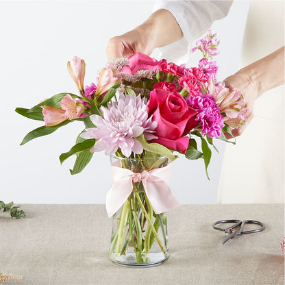 Pink Ribbon - A Florist Original –  Visalia Flower Shop, Visalia CA