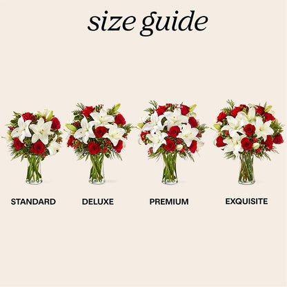 Sparkling Snowflakes Bouquet –  Visalia Flower Shop, Visalia CA