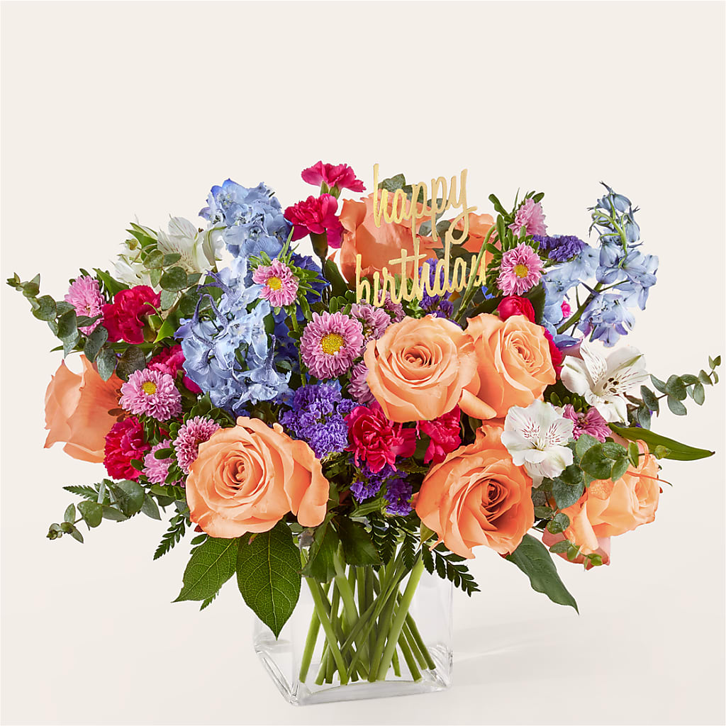 Birthday Bash Bouquet –  Visalia Flower Shop, Visalia CA