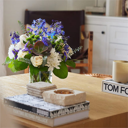 Cerulean Waves Bouquet –  Visalia Flower Shop, Visalia CA