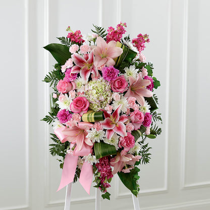 Comforting Standing Spray –  Visalia Flower Shop, Visalia CA