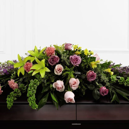 Forever Beloved Casket Spray –  Visalia Flower Shop, Visalia CA