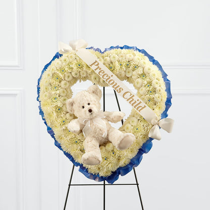 Precious Child Standing Heart –  Visalia Flower Shop, Visalia CA