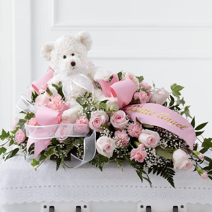 Touch of Sympathy Casket Spray –  Visalia Flower Shop, Visalia CA