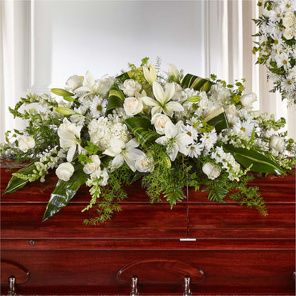 Abundance Casket Spray –  Visalia Flower Shop, Visalia CA