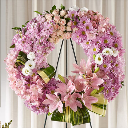 Gift of Warmth Wreath –  Visalia Flower Shop, Visalia CA
