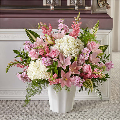 Simply Serene Floor Basket –  Visalia Flower Shop, Visalia CA