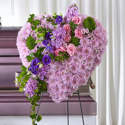 Treasured Love Standing Heart –  Visalia Flower Shop, Visalia CA