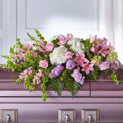 Life's Gratitude Casket Spray –  Visalia Flower Shop, Visalia CA