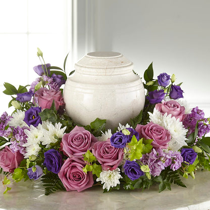 Blooming Sympathy Cremation Adornment –  Visalia Flower Shop, Visalia CA