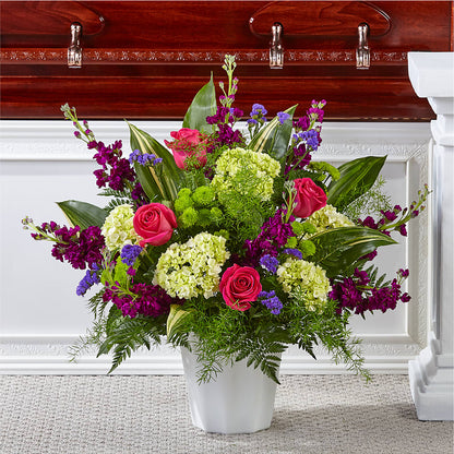 Beautiful Horizons Floor Basket –  Visalia Flower Shop, Visalia CA