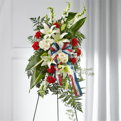 Stars of Life Standing Spray –  Visalia Flower Shop, Visalia CA