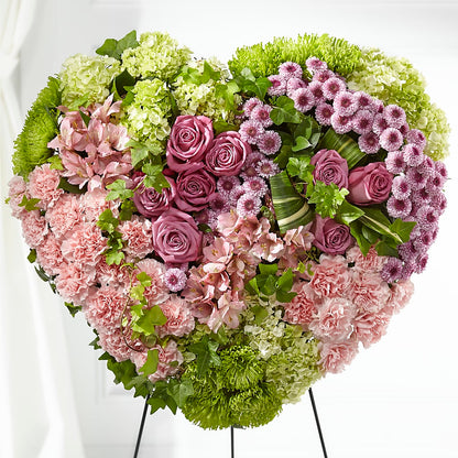 Heartwarming Standing Heart –  Visalia Flower Shop, Visalia CA