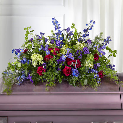 Always Treasured Casket Spray –  Visalia Flower Shop, Visalia CA