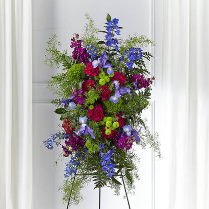 Heavenly Skies Standing Spray –  Visalia Flower Shop, Visalia CA