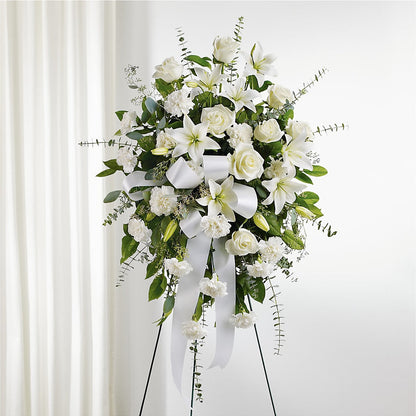 With Care Standing Spray –  Visalia Flower Shop, Visalia CA
