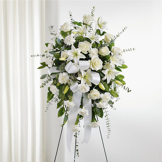With Care Standing Spray –  Visalia Flower Shop, Visalia CA
