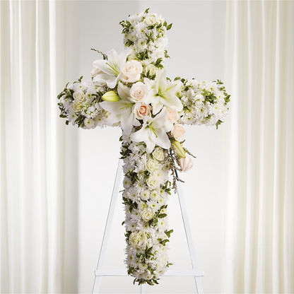Spiritual Guidance Standing Spray –  Visalia Flower Shop, Visalia CA