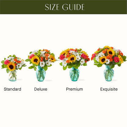 Sun-drenched Blooms Bouquet –  Visalia Flower Shop, Visalia CA