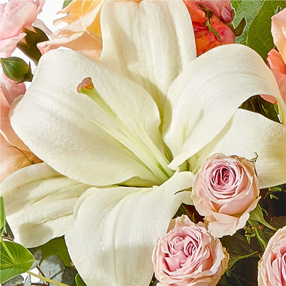 Grapefruit Splash Bouquet –  Visalia Flower Shop, Visalia CA
