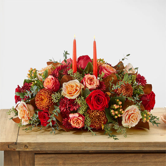 Gather Near Centerpiece –  Visalia Flower Shop, Visalia CA