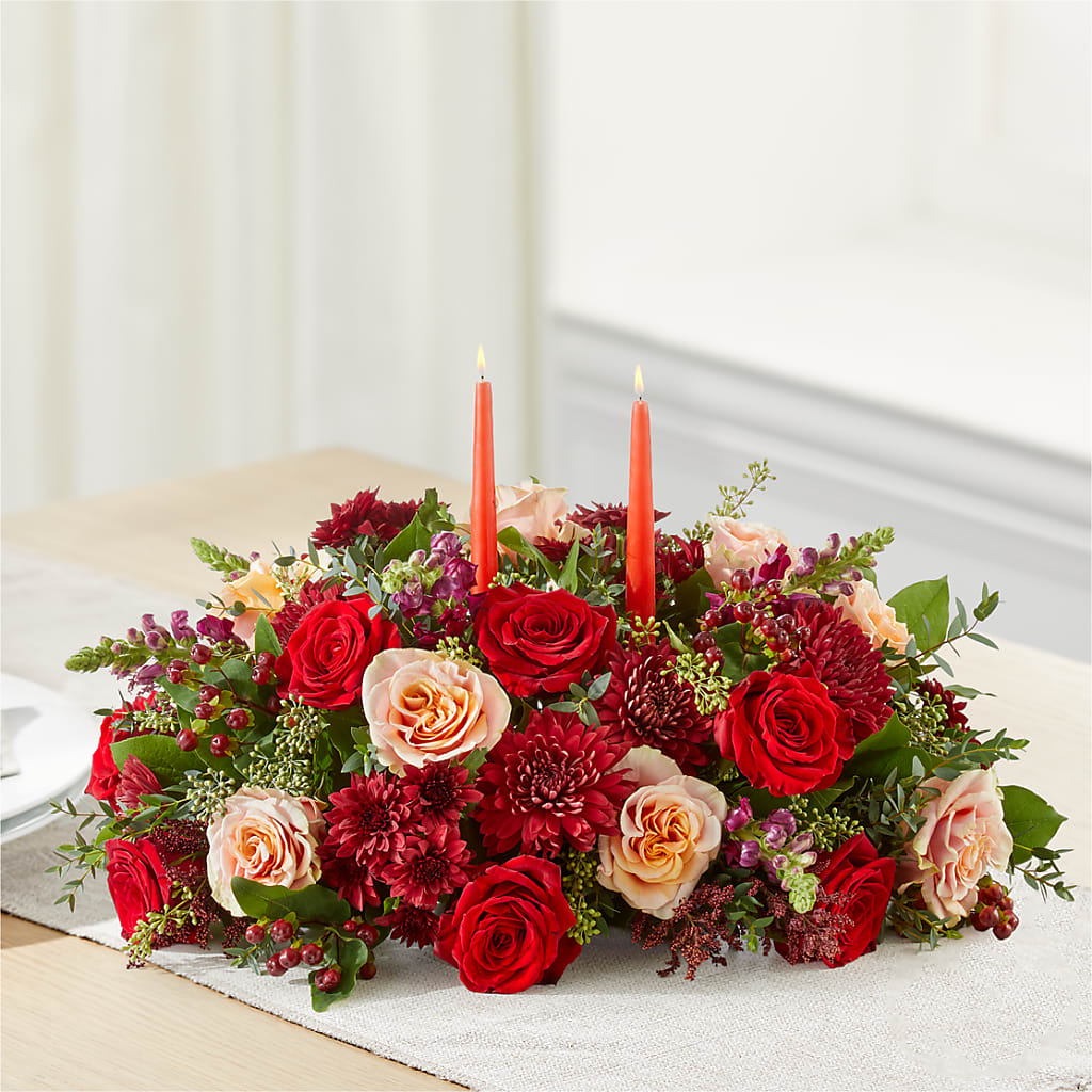 Most Thankful Centerpiece –  Visalia Flower Shop, Visalia CA