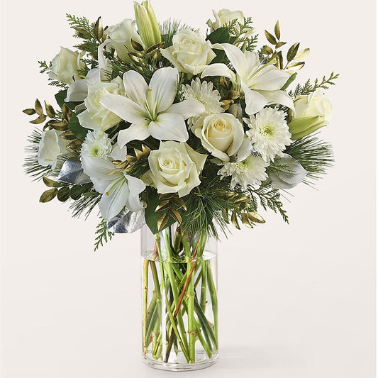 Wintry Mix Bouquet –  Visalia Flower Shop, Visalia CA
