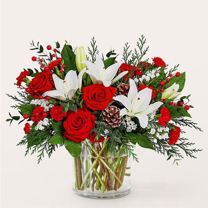 Best in Snow Bouquet –  Visalia Flower Shop, Visalia CA